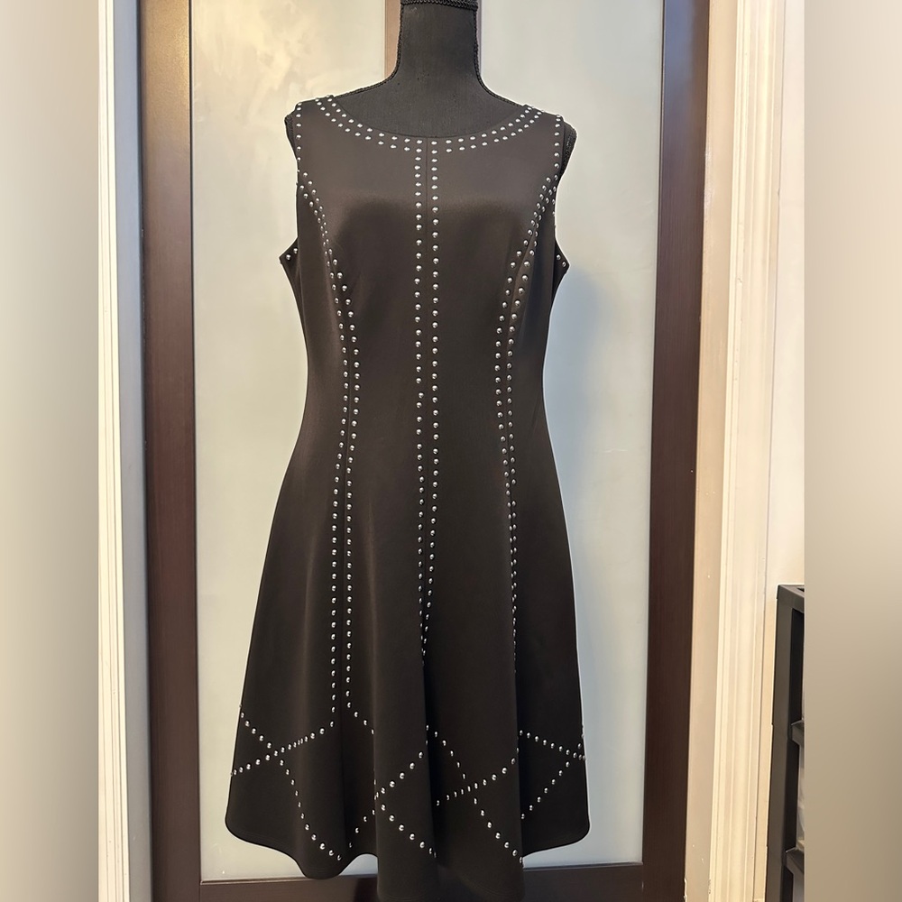 ‼️New Year’s Clearance‼️ Jax Black Studded Dress Size 10 *Read Description*